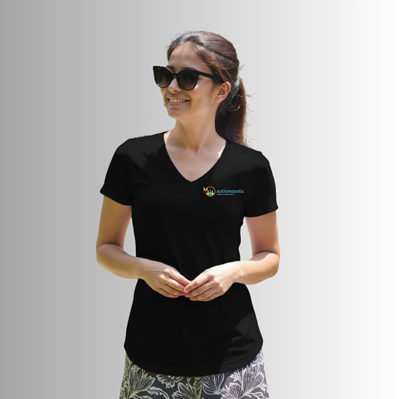 T-shirt adulte col en V Pré-commande
